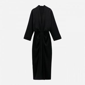 Draped Midi Dress [Zara]